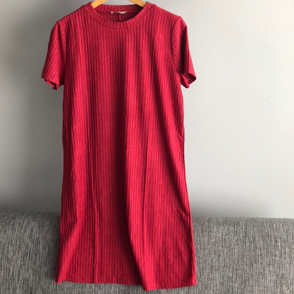 zara short sleeve dress